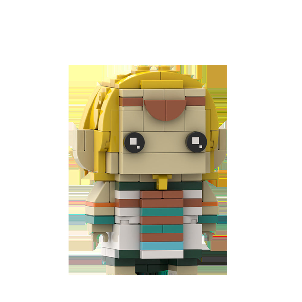 moc-167332 zonai brickheadz building set - legend of zelda - 2