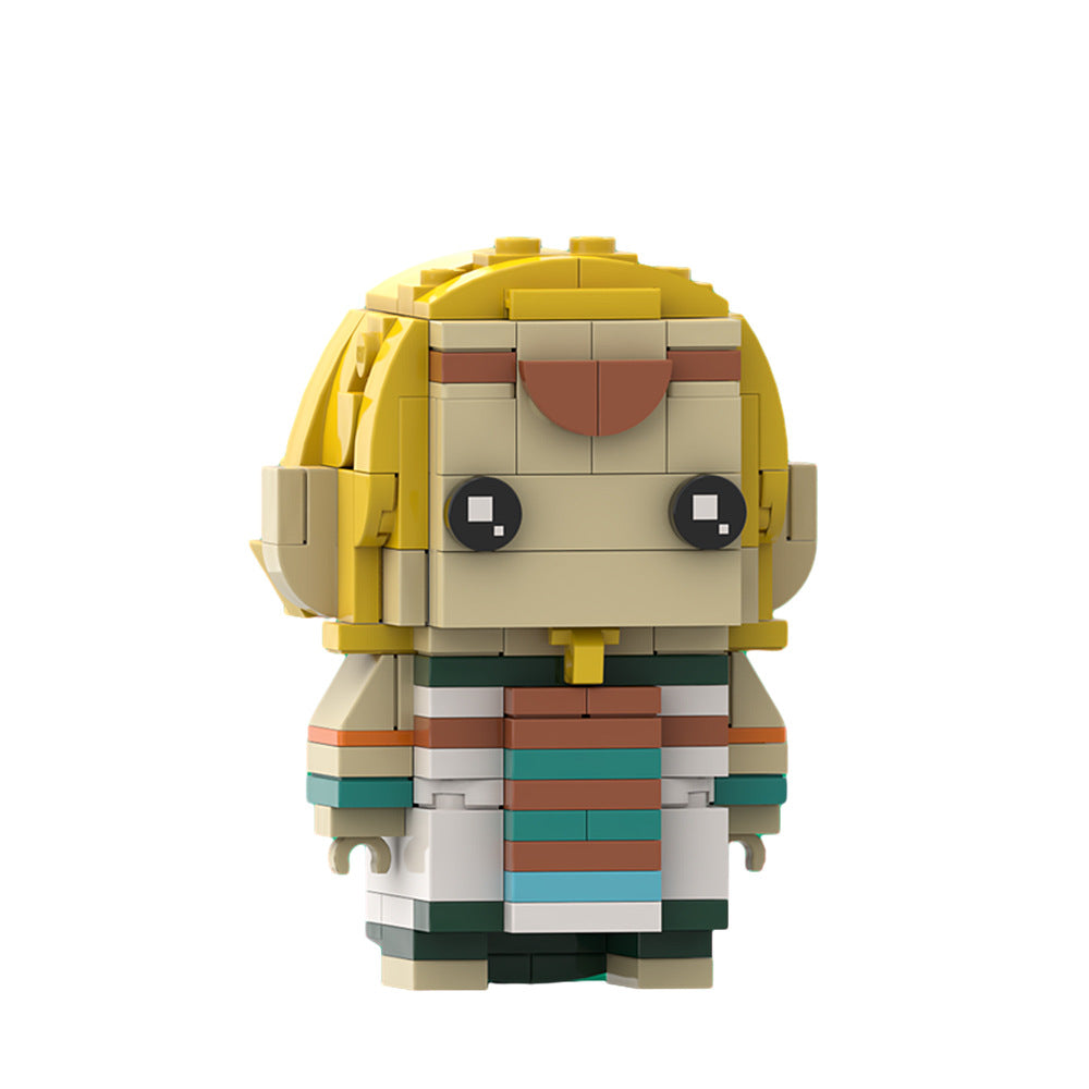 moc-167332 zonai brickheadz building set - legend of zelda - 4