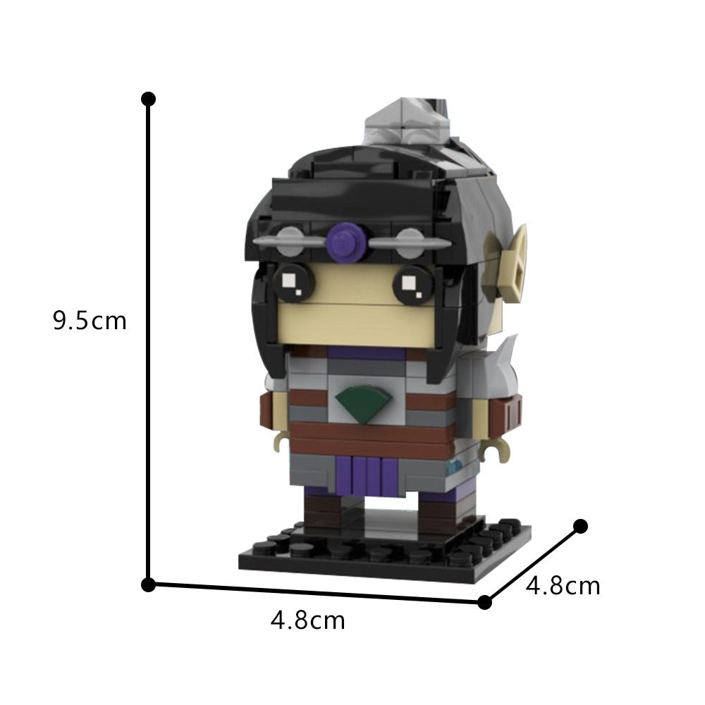 moc-167848 shadowheart brickheadz - baldur's gate 3 - 3