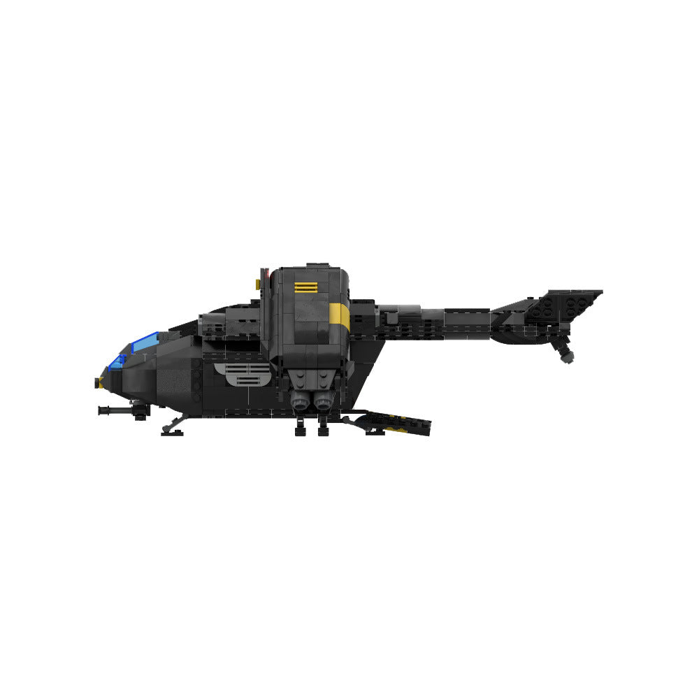 moc-180166 pelican-1 extraction shuttle building set - helldivers 2 - 5