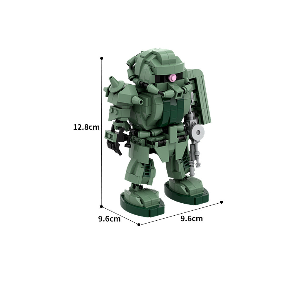 moc-180922 ms 06 zaku building set - 513 pcs - 4