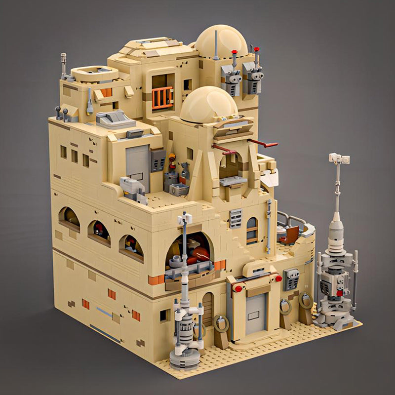 Modular Mos Eisley Cantina Building Kit | Star War | MOC-183202