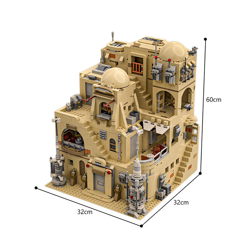 Modular Mos Eisley Cantina Building Kit | Star War | MOC-183202