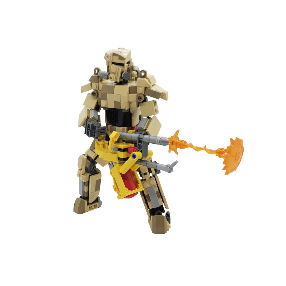 moc-183742 t-45 power armor mecha building set - fallout - 1