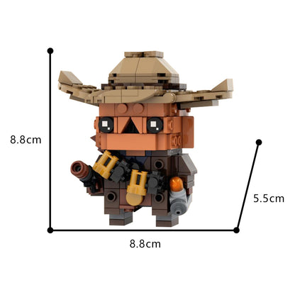 moc-183828 ghoul brickheadz - fallout - 3