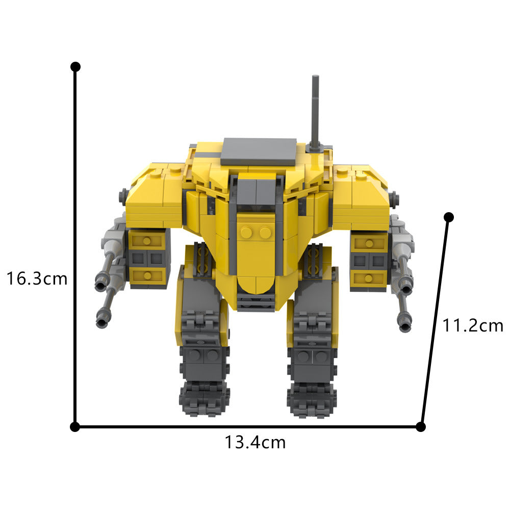 moc-184991 emancipator exosuit building set - helldivers 2 - 4