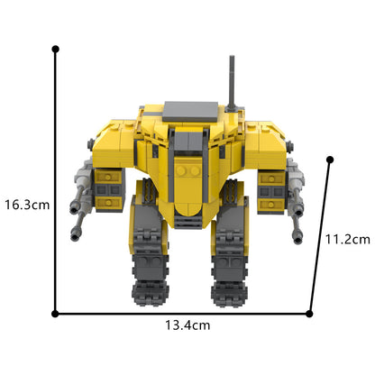 moc-184991 emancipator exosuit building set - helldivers 2 - 4