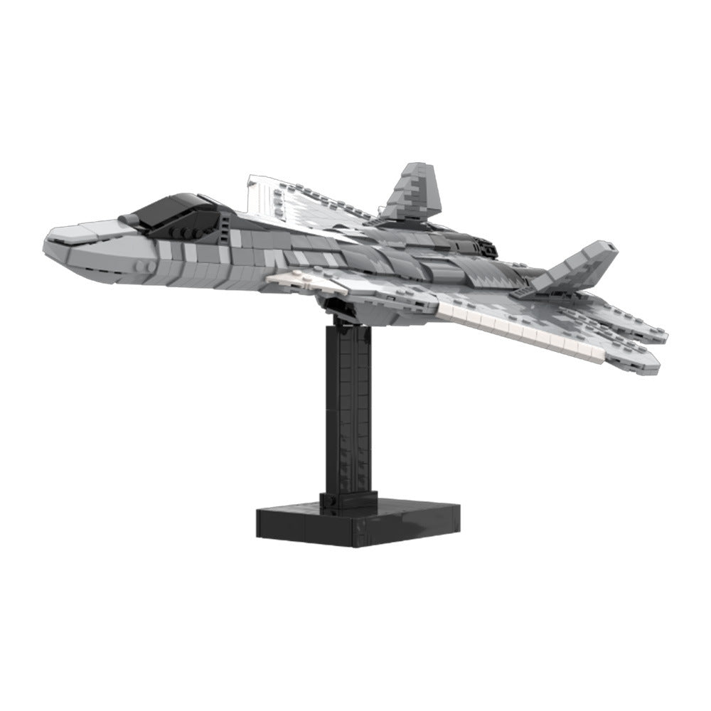 moc-186106  su-57 felon aircraft building set - 5