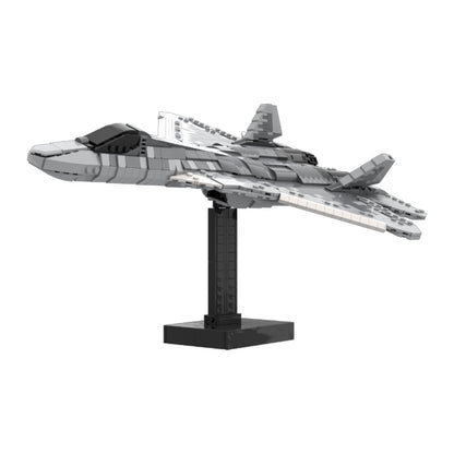 moc-186106  su-57 felon aircraft building set - 5