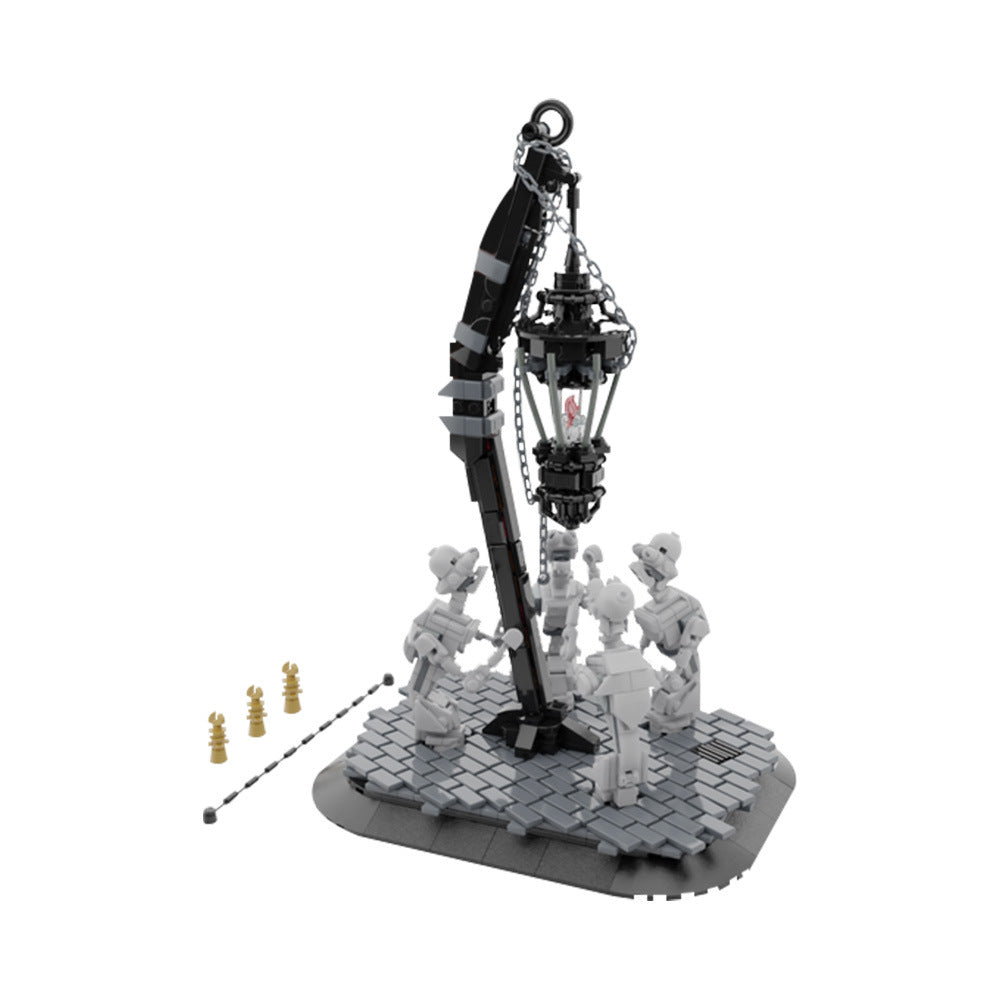 moc-187191 bloodborne lamp building set - gobricks - 2
