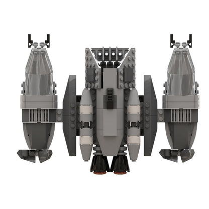 moc-188625 b-wing-striker building set - ugly class - 3