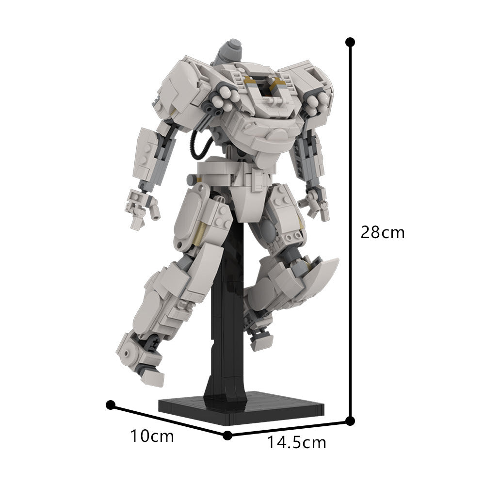 moc-190406 astronaut mech suit building set - 4