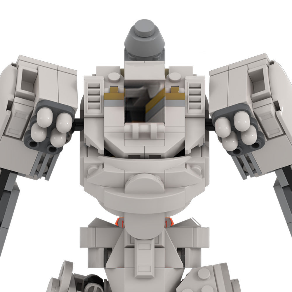 moc-190406 astronaut mech suit building set - 5