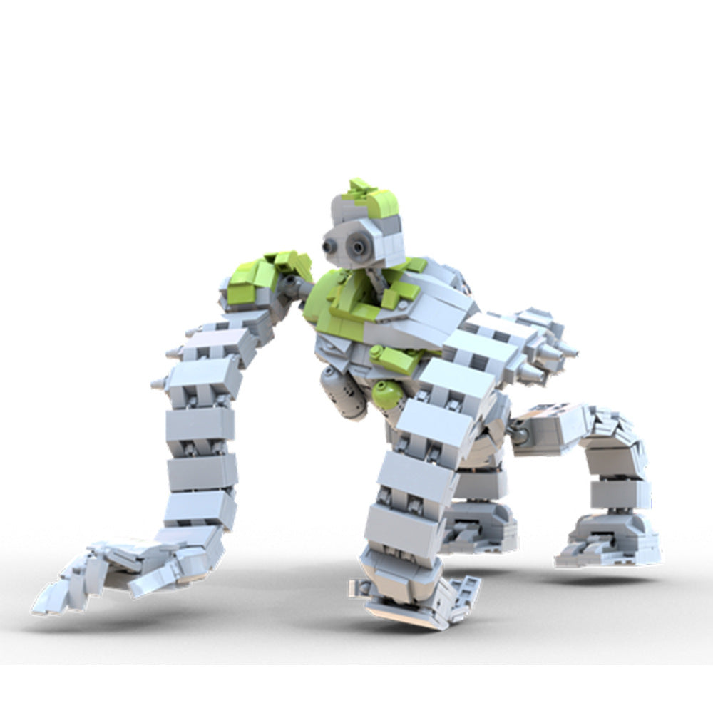 moc-20801 laputan robot building blocks - gobricks a0722 - 4