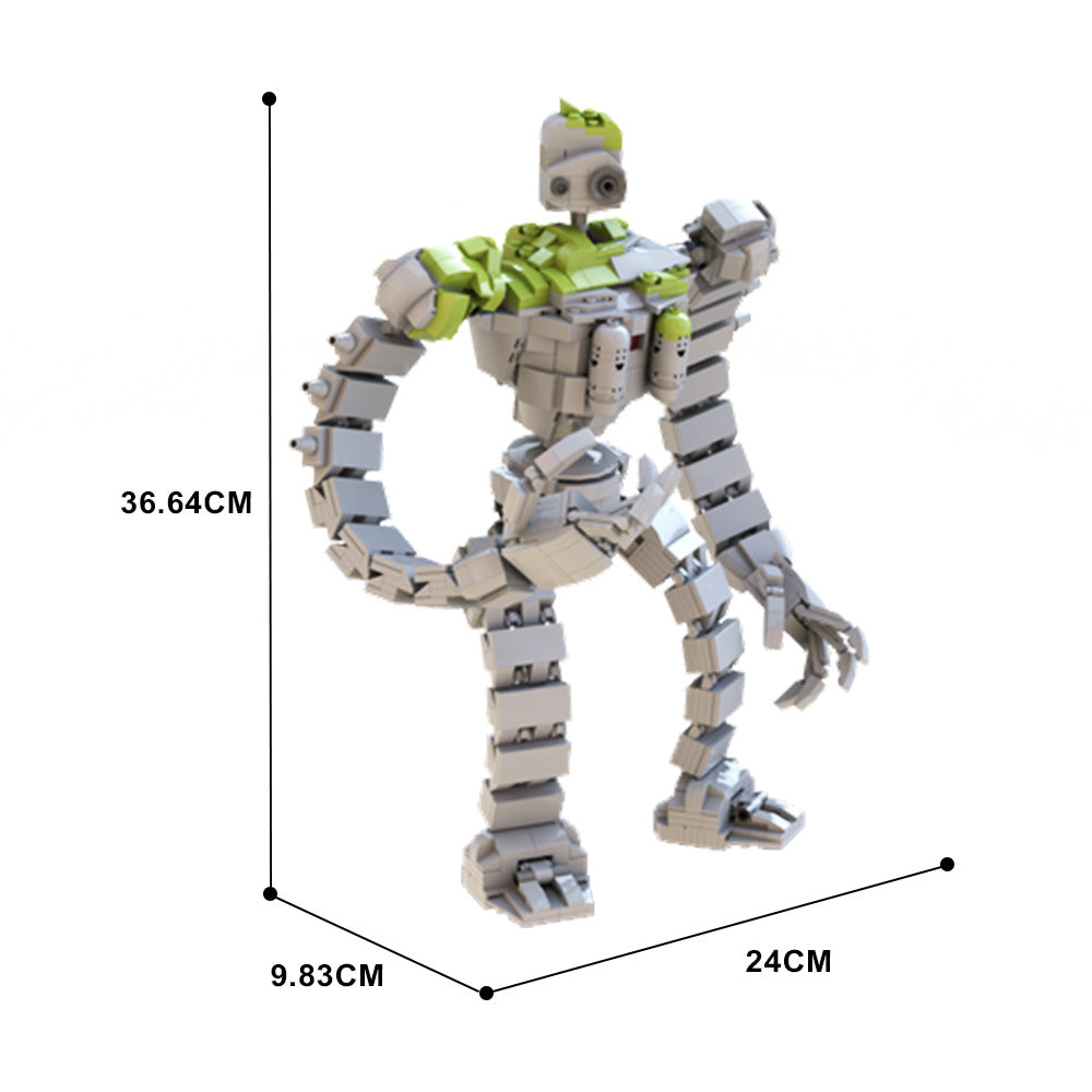 moc-20801 laputan robot building blocks - gobricks a0722 - 6