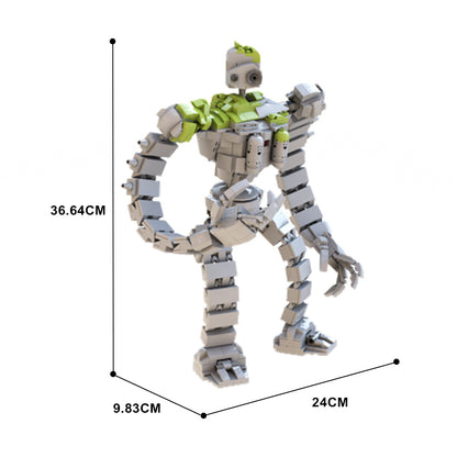 moc-20801 laputan robot building blocks - gobricks a0722 - 6