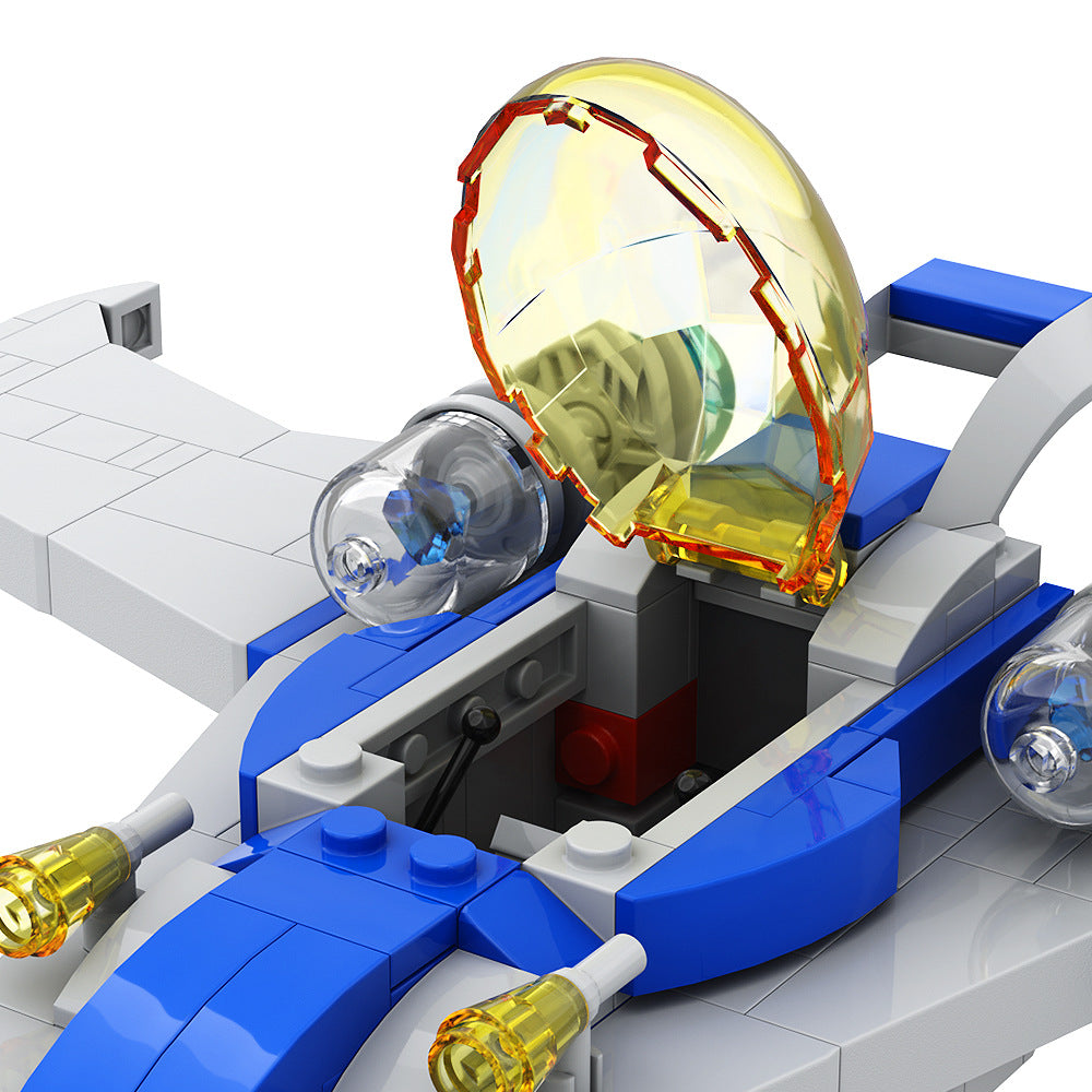 moc-29402 modern classic spaceship building blocks set - 3