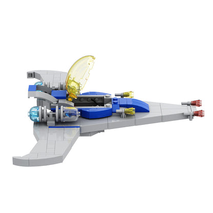 moc-29402 modern classic spaceship building blocks set - 5