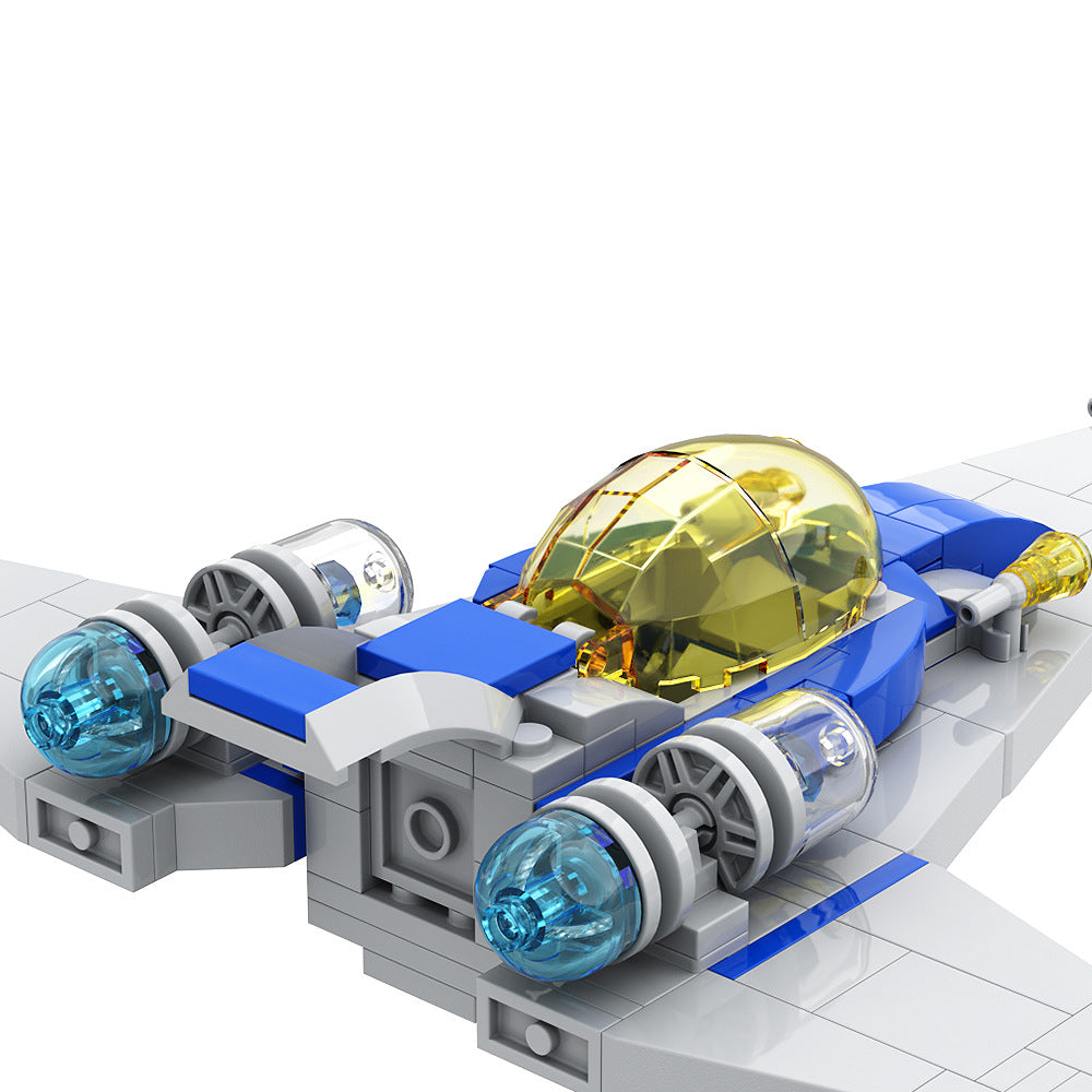 moc-29402 modern classic spaceship building blocks set - 6