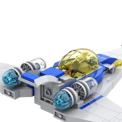 moc-29402 modern classic spaceship building blocks set - 6