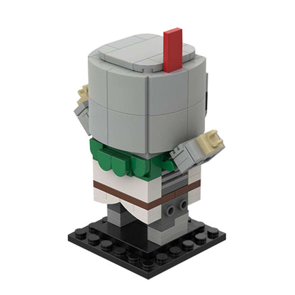 moc-35106 dark souls brickhead solaire building set - 2