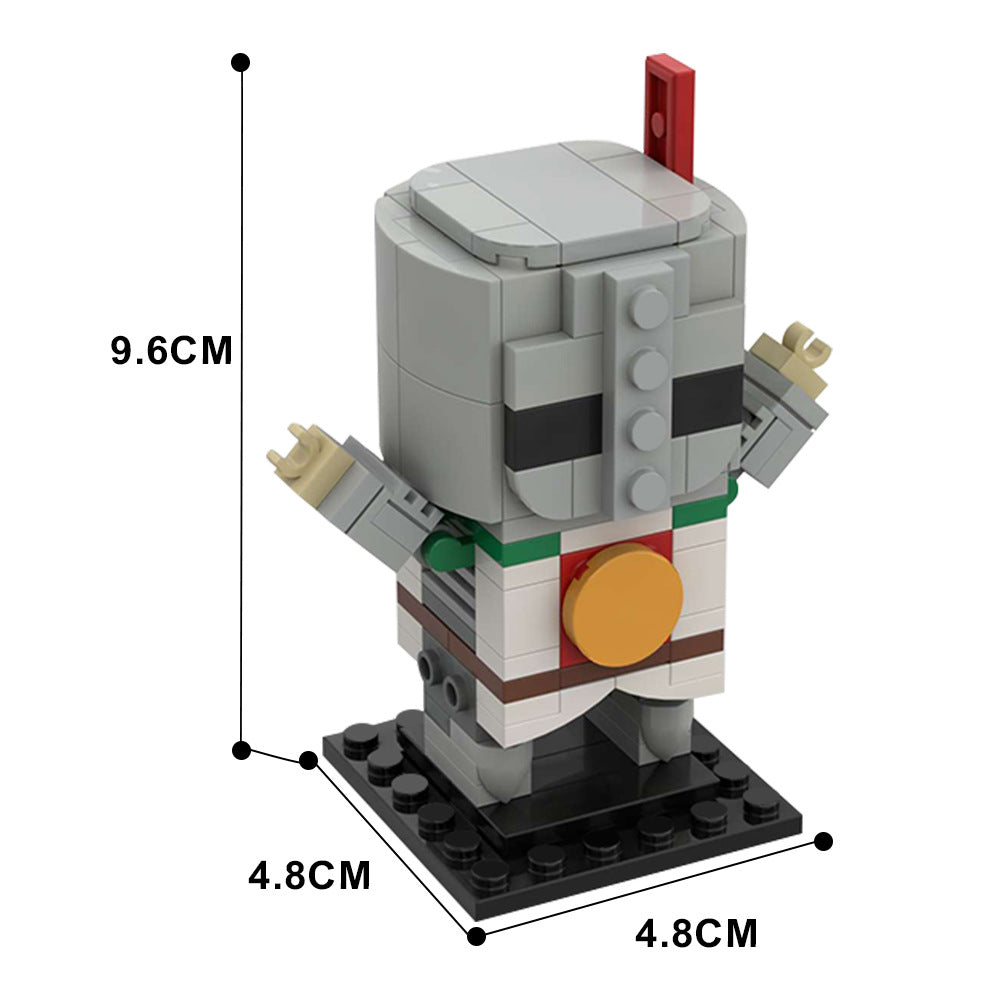 moc-35106 dark souls brickhead solaire building set - 4