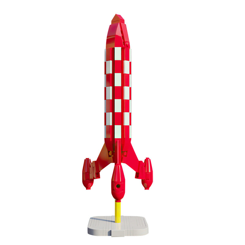 moc-39001 moon rocket building set from the adventures of tintin - 5
