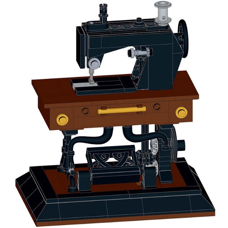 Antique Singer Sewing Machine Building Kit | MOC-41609