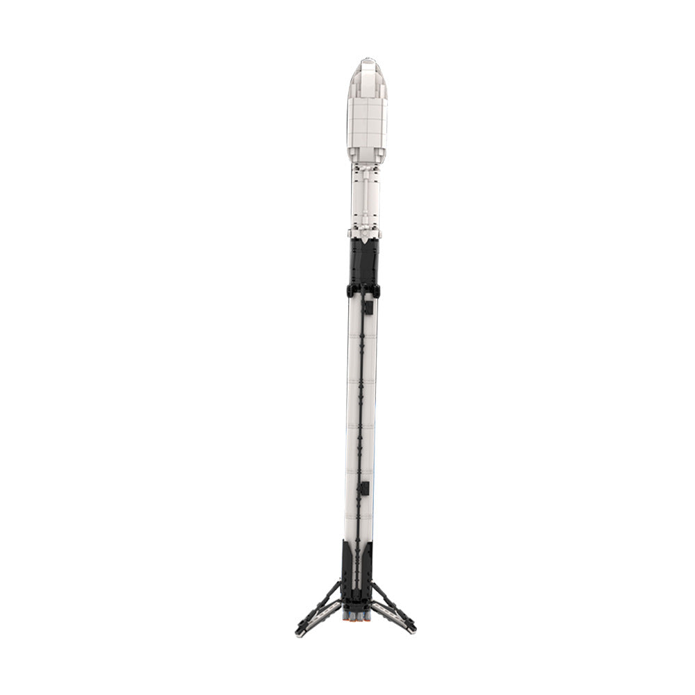 moc-75438 spacex falcon 9 building set - saturn v scale - 5