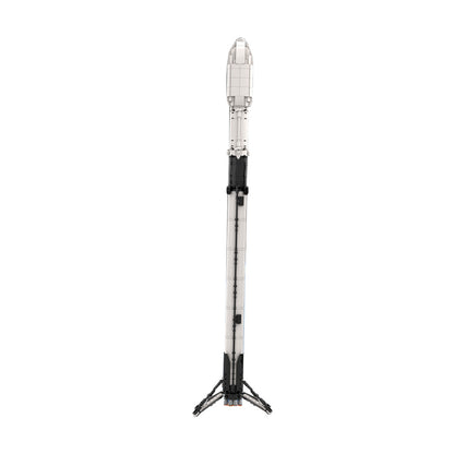 moc-75438 spacex falcon 9 building set - saturn v scale - 5