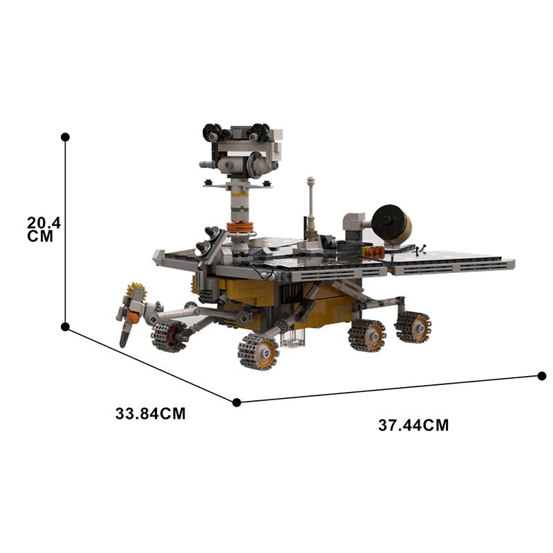 moc-80345 nasa mars exploration rover spirit opportunity building set - 2