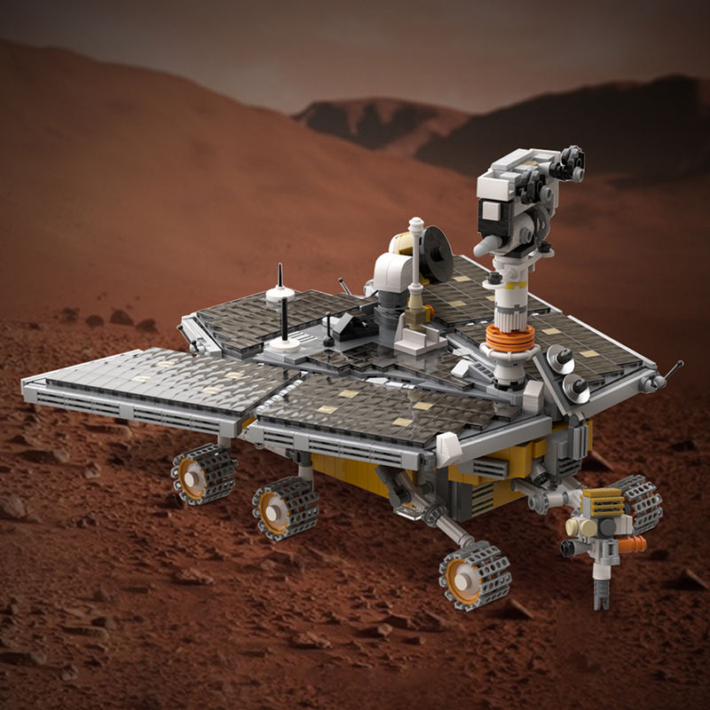 moc-80345 nasa mars exploration rover spirit opportunity building set - 3