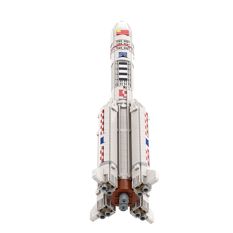 moc-94784 long march 5 rocket building set - 2