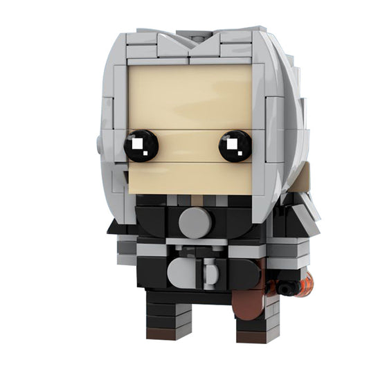moc-96298 geralt of rivia brickheadz moc - the witcher - 5