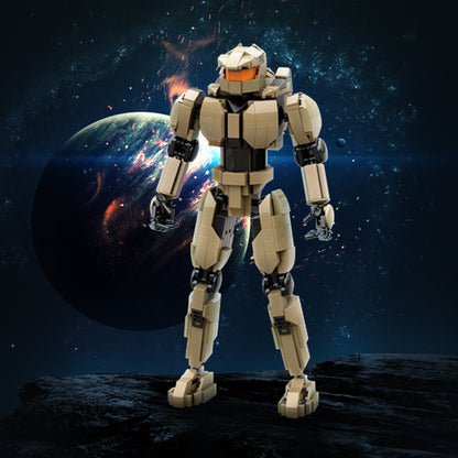 moc-99917 halo master chief robot building set - 1