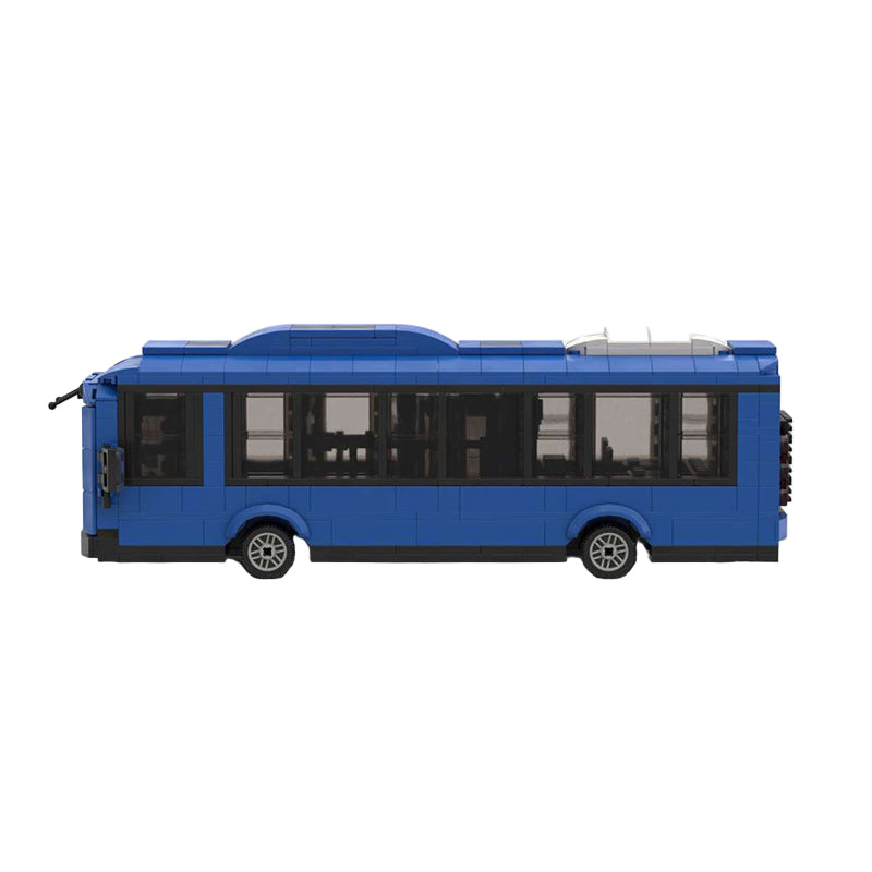 moc bus building set | 658 pcs creative model - 3