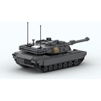 MOC M1A2 Main Battle Tank Building Kit – Modern Armored Vehicle Model - 3