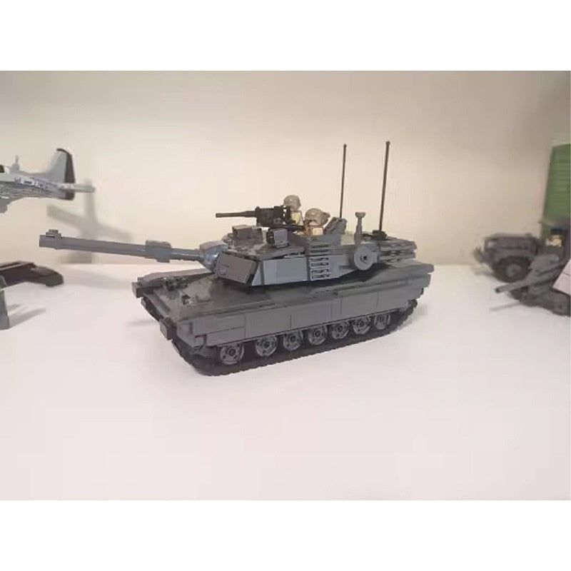 MOC M1A2 Main Battle Tank Building Kit – Modern Armored Vehicle Model - 4