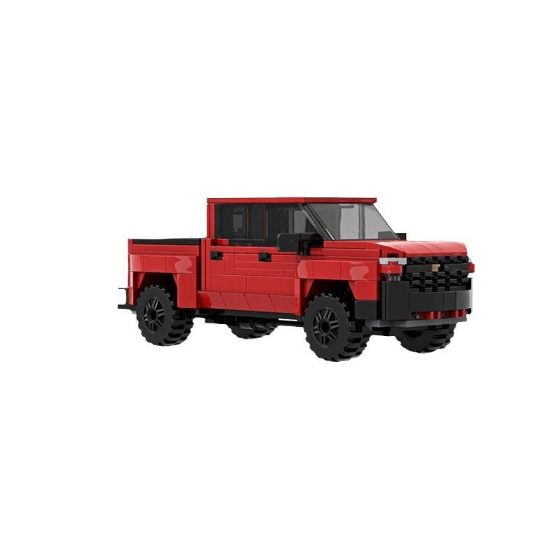 Modern 1500 4x4 Pickup Truck Building Kit | 7-Wide LEGO-Compatible MOC - 5