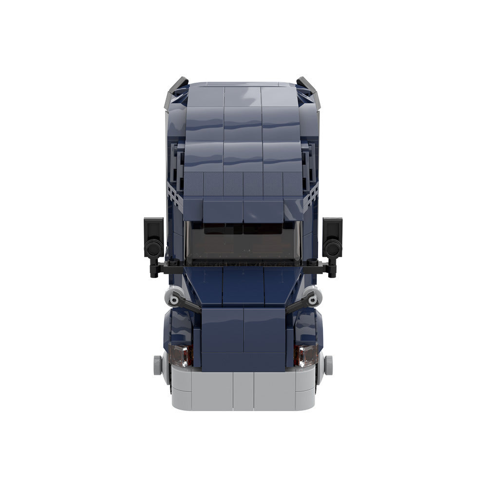 Modern American Heavy Semi-Truck Building Kit | LEGO-Compatible MOC - 3