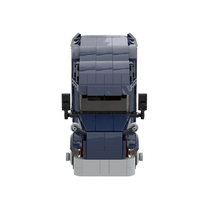 Modern American Heavy Semi-Truck Building Kit | LEGO-Compatible MOC - 3