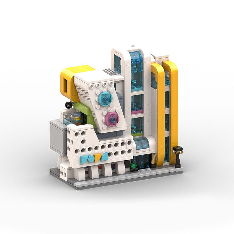Modern Art Museum Modular Building Kit | LEGO-Compatible MOC - 3