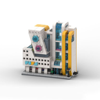 Modern Art Museum Modular Building Kit | LEGO-Compatible MOC - 5