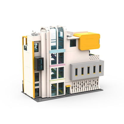 Modern Art Museum Modular Building Kit | LEGO-Compatible MOC - 9