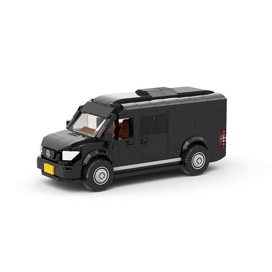 Modern Cargo Delivery Van MOC Building Kit | Commercial Vehicle Model - 1