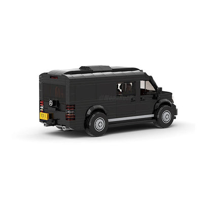 Modern Cargo Delivery Van MOC Building Kit | Commercial Vehicle Model - 2