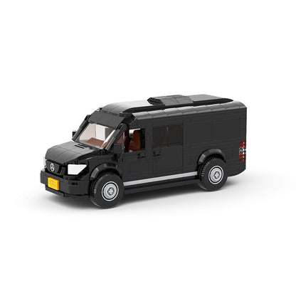 Modern Cargo Delivery Van MOC Building Kit | LEGO-Compatible MOC - 1