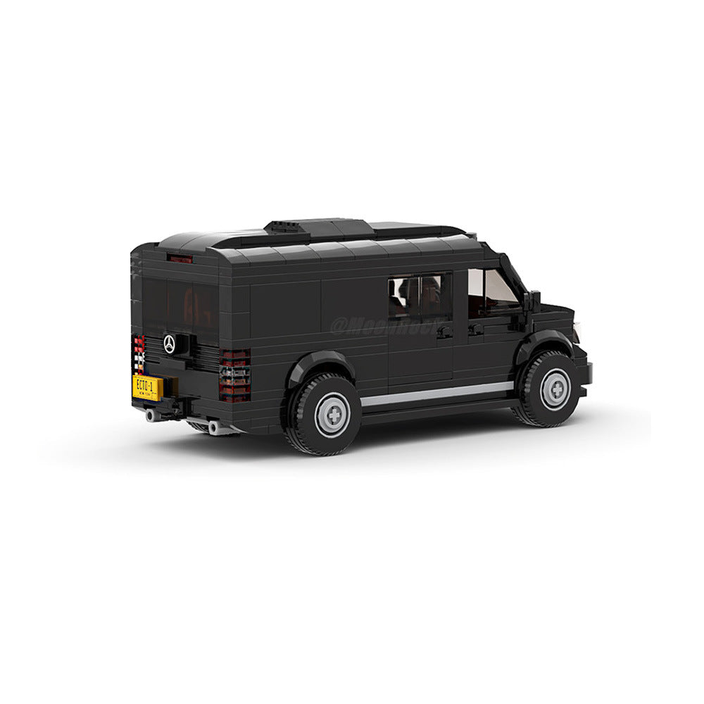 Modern Cargo Delivery Van MOC Building Kit | LEGO-Compatible MOC - 2