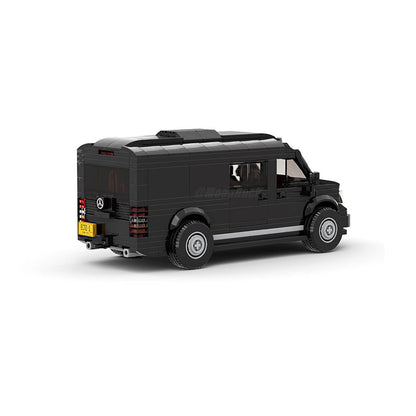Modern Cargo Delivery Van MOC Building Kit | LEGO-Compatible MOC - 2
