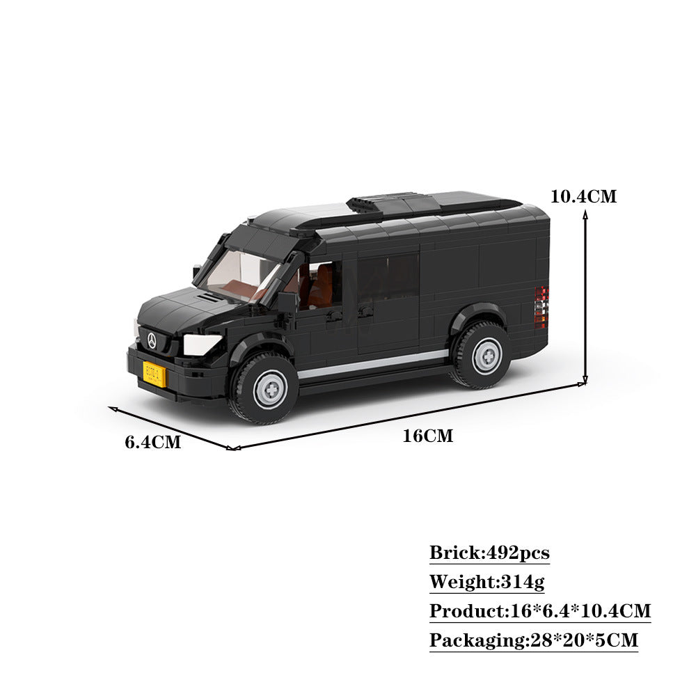 Modern Cargo Delivery Van MOC Building Kit | LEGO-Compatible MOC - 3